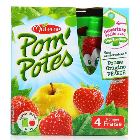 Livraison Domicile Pom Potes Pom Potes Pomme Fraise X G