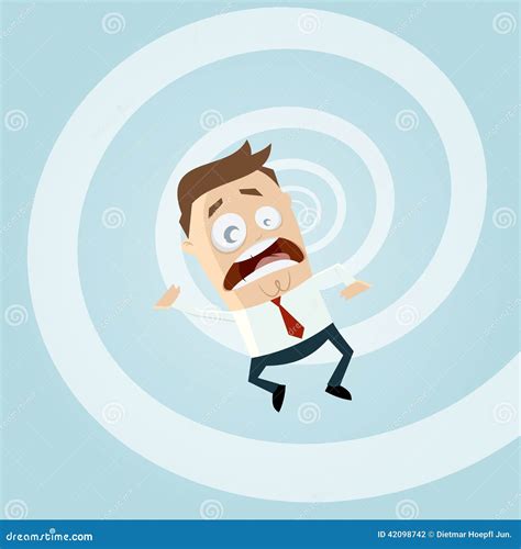 Businessman is Falling Down Stock Vector - Illustration of afraid, humorous: 42098742