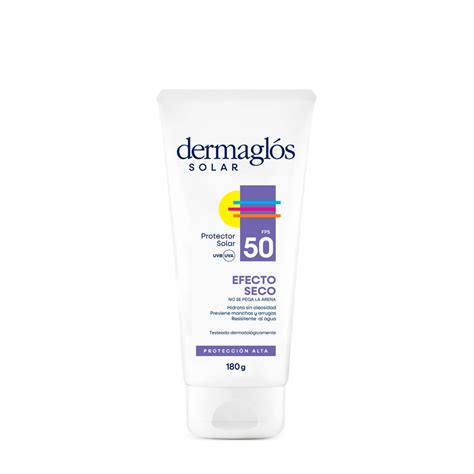 Protector Solar Dermaglós Efecto Seco En Crema Fps 50 X 180 G Farmacity Simplicity