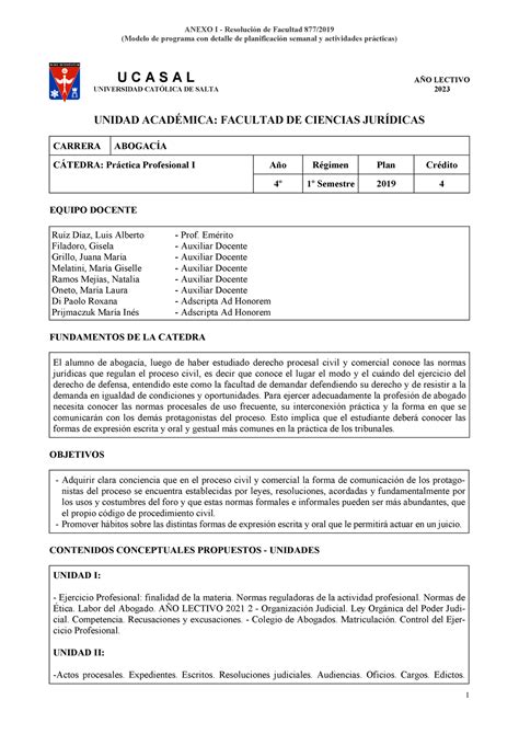 Programa Forense 1 Modelo de programa con detalle de planificación