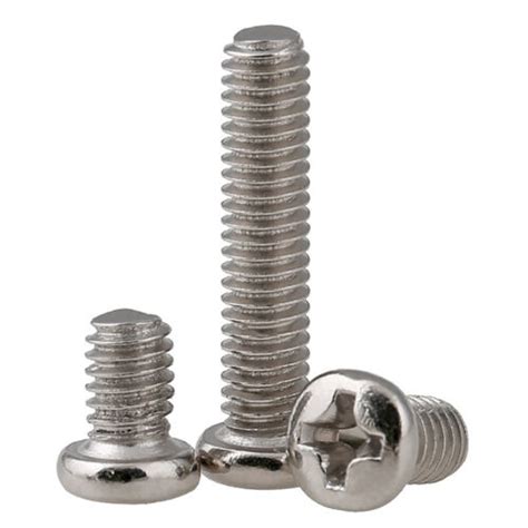 PHILLIPS PAN HEAD MACHINE SCREWS BOLTS NICKEL PLATED M1 4 M1 7 M2 M2 5