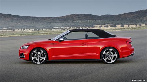 2018 Audi S5 Cabriolet Color Misano Red Side HD Wallpaper 8