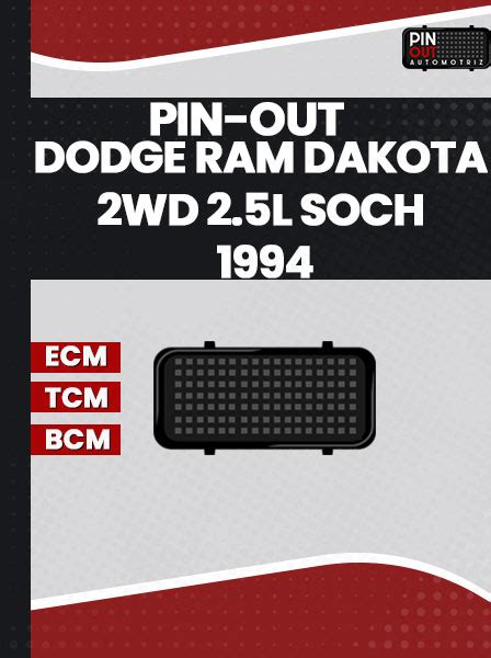 Pin Out Dodge Ram Dakota 2wd 25l Soch 1994