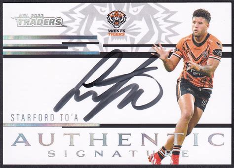 2023 NRL TRADERS TITANIUM AUTHENTIC SIGNATURE WHITE ASW16 22