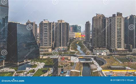 A Landscape Of Kai Tak Station Plaza March 17 2024 Editorial Stock