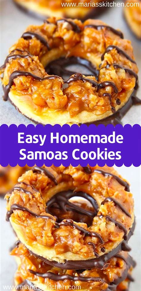 Easy Homemade Samoas Cookies Recipe Samoa Cookies Samoa Cookies