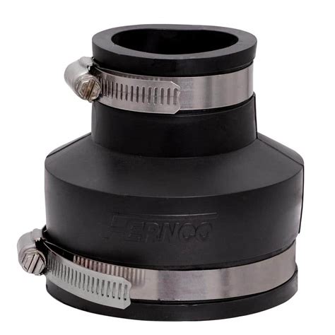 Fernco In X In Dwv Flexible Pvc Coupling P The Home