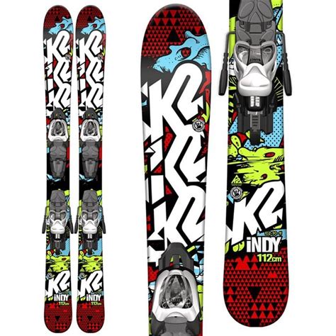 K Indy Skis Fastrak Bindings Boy S Evo