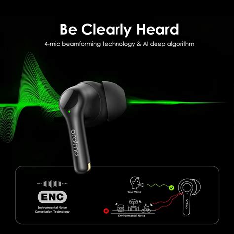 Casti Wireless Oraimo FreePods 3 TWS OEB E104D Bluetooth V5 2 In Ear