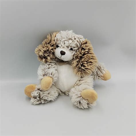 Doudou Chien Beige Marron Blanc HISTOIRE D OURS