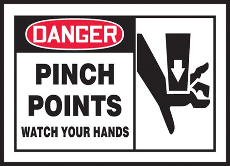 Pinch Point Safety Poster