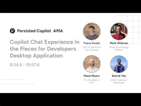 Copilot Chat Experience In The Pieces For Developers Desktop