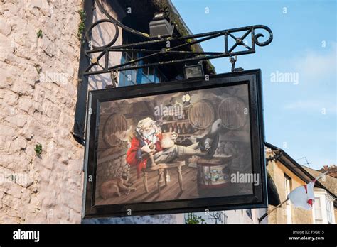 Pub Schild verweisen auf Terry Pratchetts Scheibenwelt stellte im März