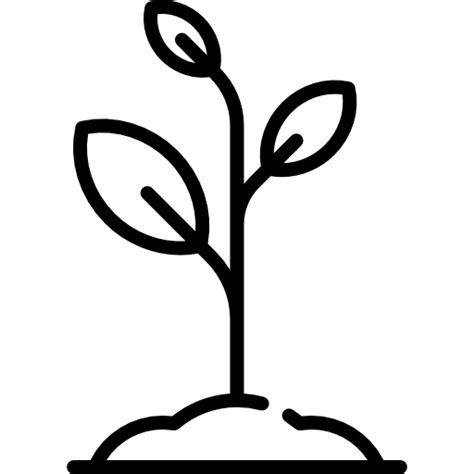 Sprout Clipart Black And White