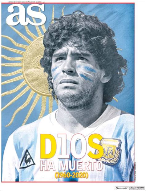 Los Periódicos Del Mundo Rinden Homenaje A Diego Armando Maradona