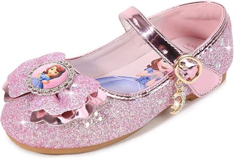 STRDK Zapatos de fiesta para niñas princesas y princesas diseño de