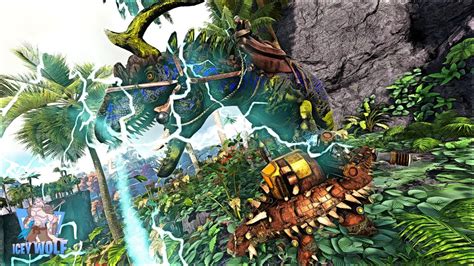 Taming The DIVINE ALLOSAURS ARK Survival Evolved Talamh Monsters