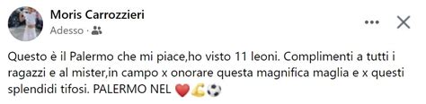 Reggiana Palermo Ex Rosa Carrozzieri Sui Social In Campo Ho Visto