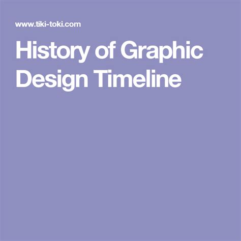 History Of Graphic Design Timeline Timeline Design Digital Graphic