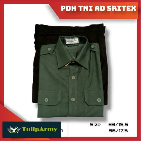 Jual Stelan Pdh Jatah Tni Ad Sritex Shopee Indonesia