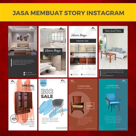 Jual Jasa Design Desain Custom Ig Konten Instagram Story Social Media Murah Semua Kategoriniche