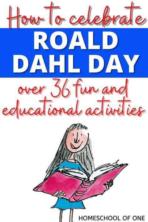 36 Roald Dahl Day Activities & Free Lesson Plans - Homeschool of One ...