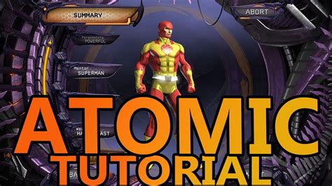 DCUO NEW ATOMIC FIRST LOOK YouTube