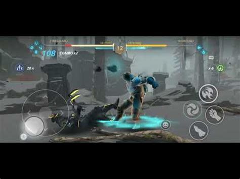 Shadow Fight Arena Story Mode To Stage Boss Ironclad Youtube