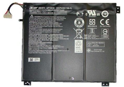 Genuine AP15H8I Battery For Acer Aspire One Cloudbook 14 Ao1 Akku