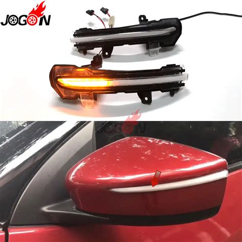 For Ford Fiesta MK7 MK8 2019 Dynamic Turn Signal Light LED Side Mirror