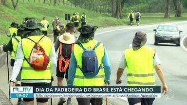 Rj Tv Rio Sul Romeiros Passam Pela Dutra Em Dire O Ao Santu Rio