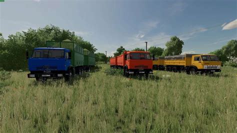 Kamaz 4528 Getreidetransporter Anhänger v1 0 1 5 LS22 Mod