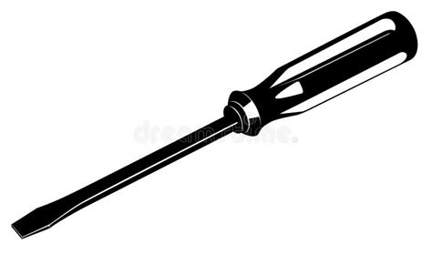 Screwdriversilhouette Stock Illustration Illustration Of Tool 18551364