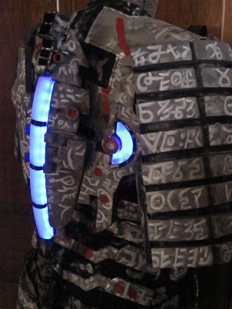 Custom Dead Space Unitology Costume back 3/4 by I-EAT-SOULS on DeviantArt