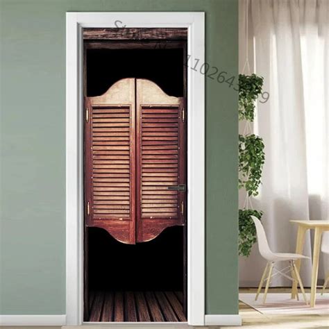 Landscape Arch Door Stickers D Removable Self Adhesive Sticker Natural