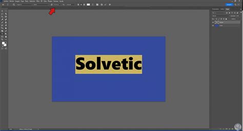 Cómo insertar texto y formas en Photoshop Solvetic