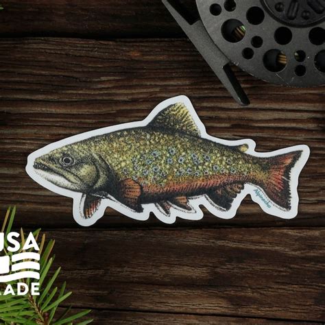 Trout Vinyl Decal Etsy