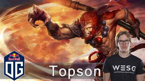 OG Topson Monkey King Gameplay Ranked Match OG Dota 2 YouTube