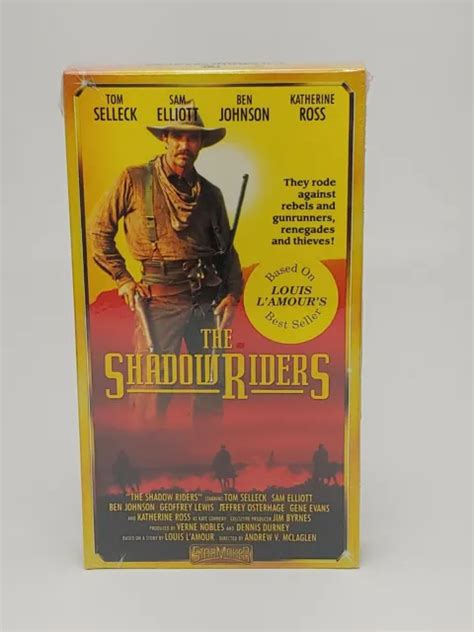 THE SHADOW RIDERS VHS Tom Selleck Sam Elliot New Sealed 13 10