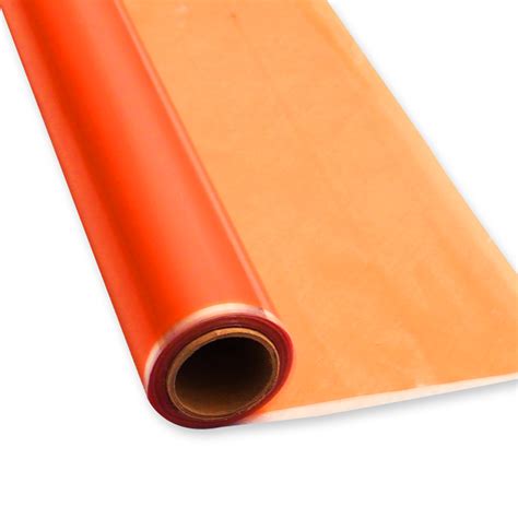 Rolls 40 X 100 Orange Transparent Color Cellodepot