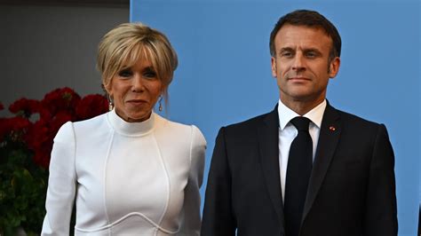 Brigitte Macron Dons White Cocktail Dress At Nato Summit Social Dinner