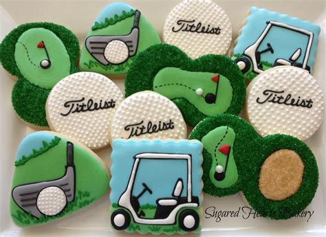 Golf Cookies By Sugared Hearts Bakery Golf Cookies Golf Themed Cakes