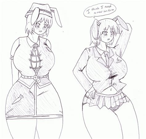 Curvy Carrot Eaters By The Fame On Deviantart