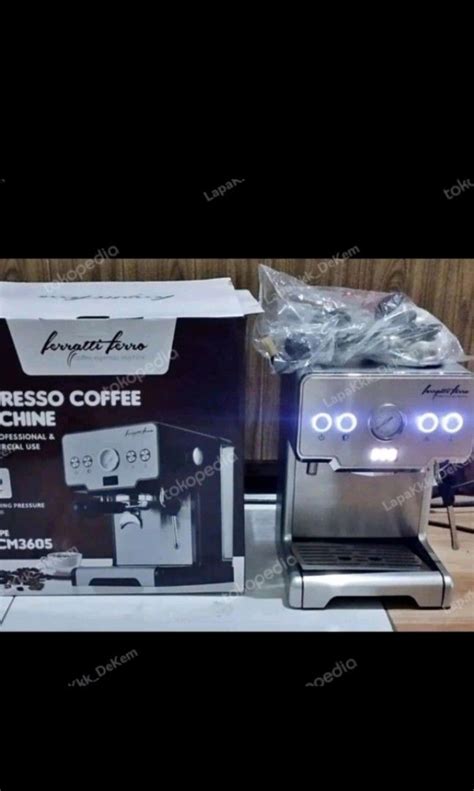 Mesin Espresso Ferratti Ferro Fcm Kitchen Appliances Di Carousell