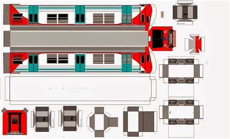 paper craft kereta api indonesia: Paper Craft kereta api indonesia