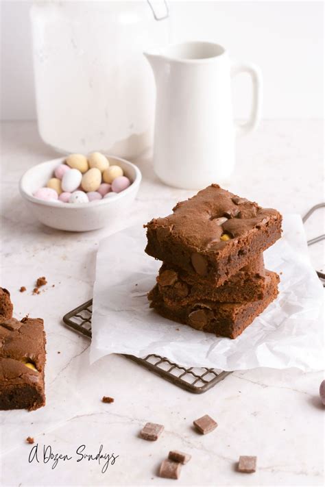 Mini Egg Brownies A Dozen Sundays