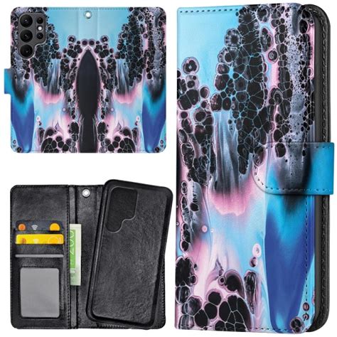 Samsung Galaxy S22 Ultra Pung Etui Marmor Multicolor E632