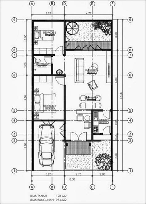 Layout Denah Rumah X Idaman