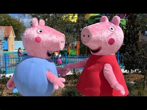 Peppa Pig George Mummy Daddy Pig Character Meet Greets At New