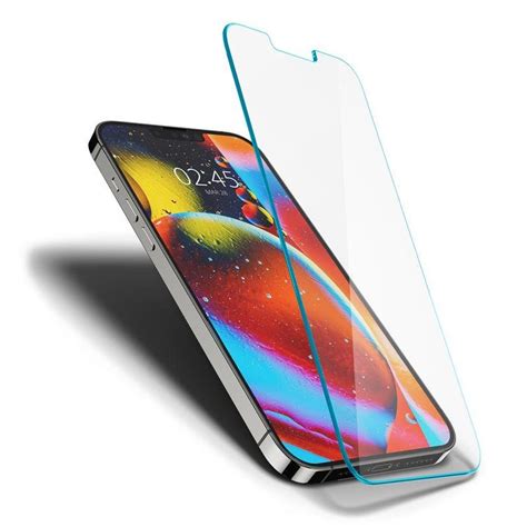 Spigen Glas Tr Slim Sk Rmskydd I H Rdat Glas Iphone Pro Max Plus